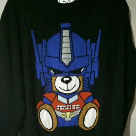 MOSCHINO Transformer Bear Sweater Dress XS - Picture 2 of 7